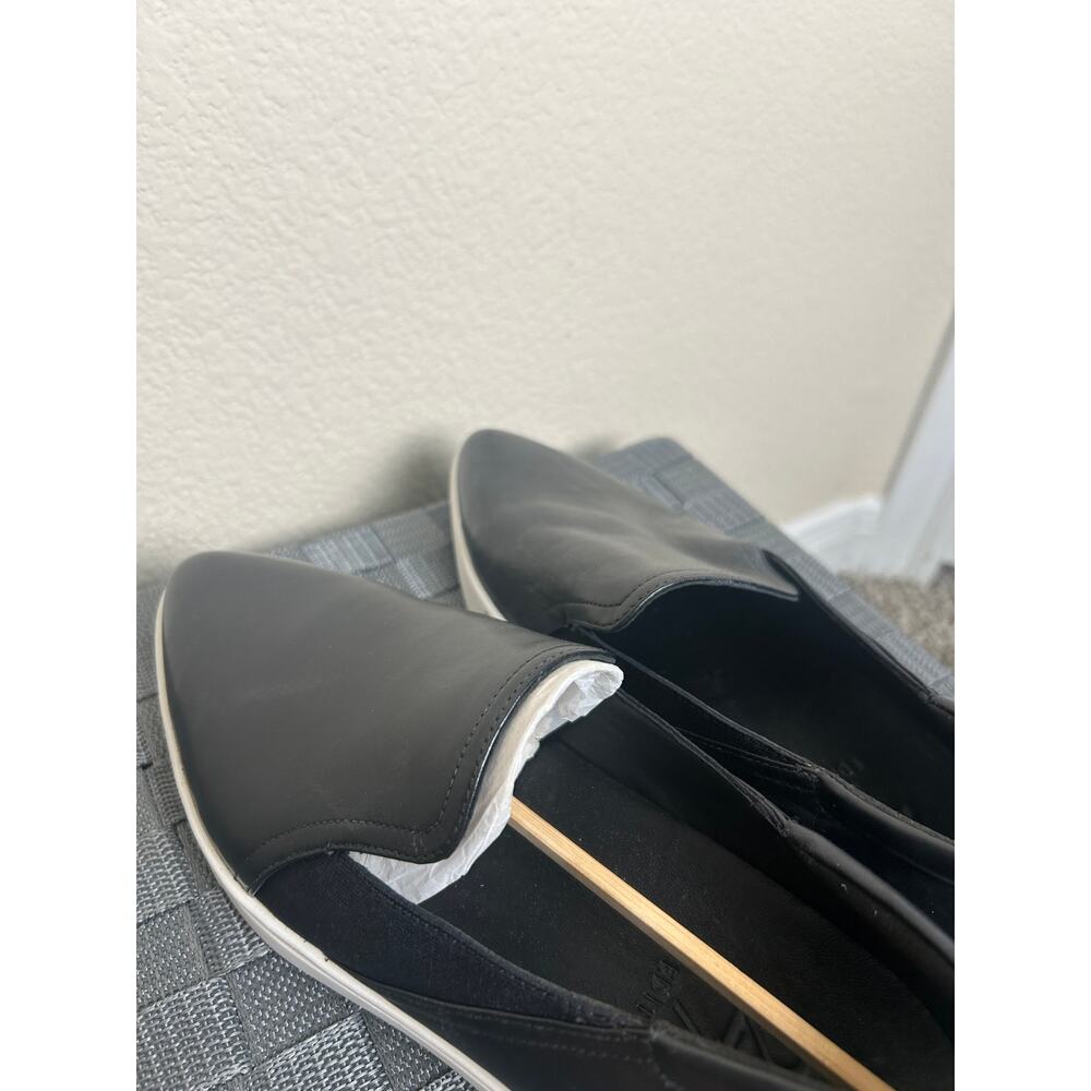 NEW 27 Edit Naturalizer Tyra Slip On Women's Size 7.5 Black Leather Shoes Office - Picture 12 of 13